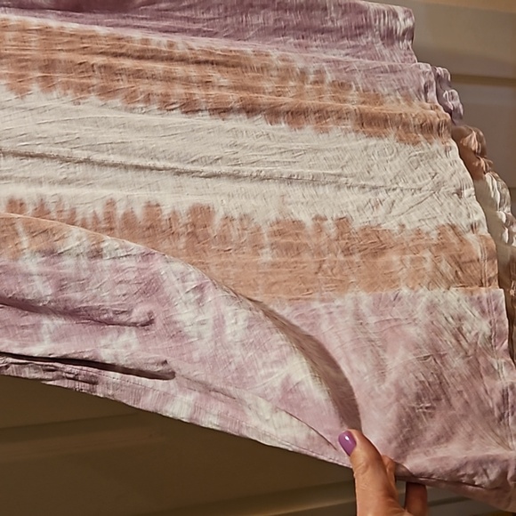 Mododoc XL sleeveless maxi dress 100% cotton purple, mauve, Taupe. - Picture 9 of 11